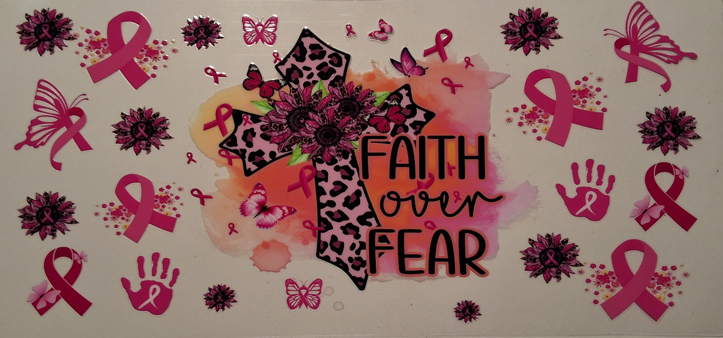 Faith over fear 16oz wrap