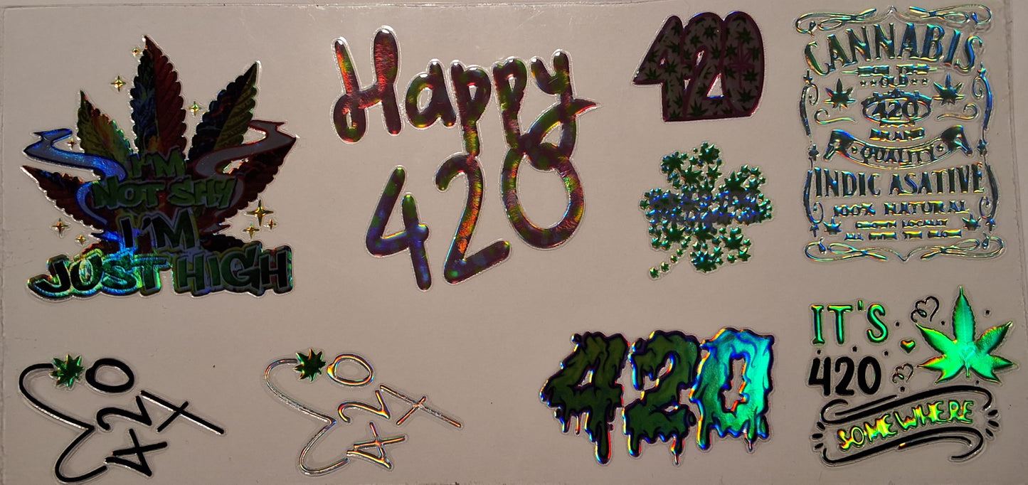 Happy 420 16oz wrap