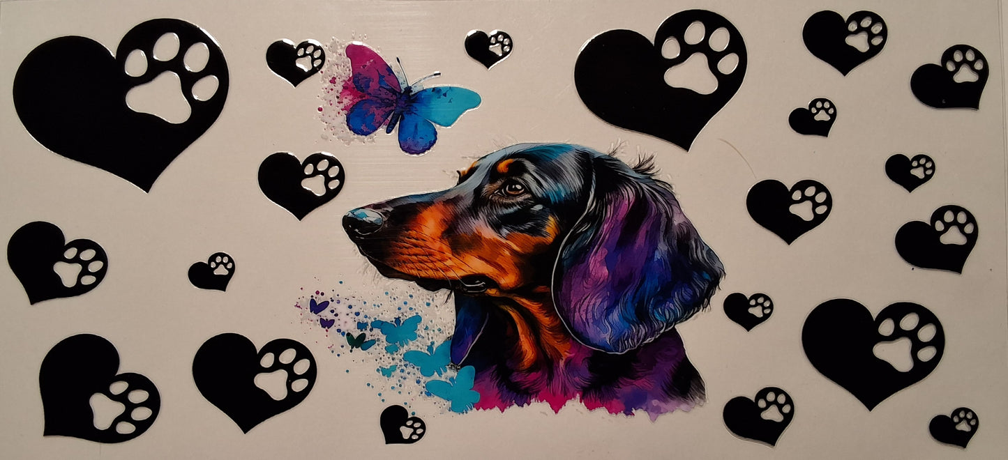 Dachshund 16oz wrap