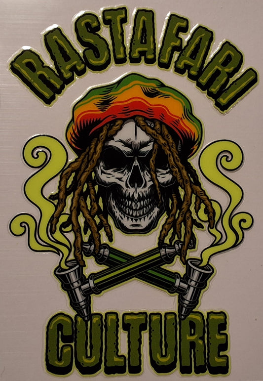 Rastafari small decal