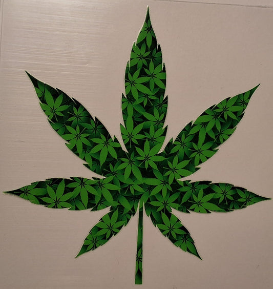 Leaf medium decal