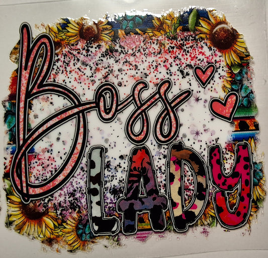 Bossy lady medium decal