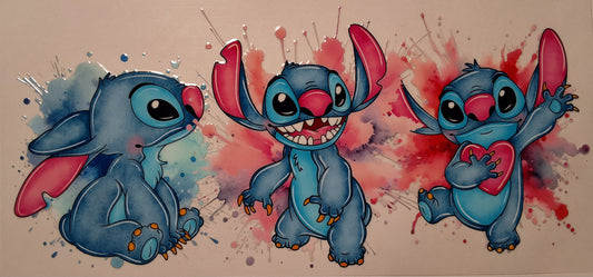 Ink splat Stitch 16oz wrap