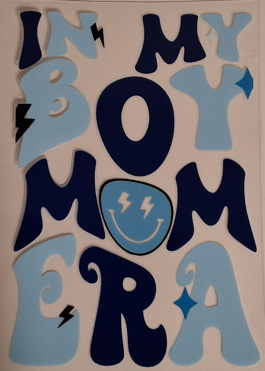 Boy mom large Decal