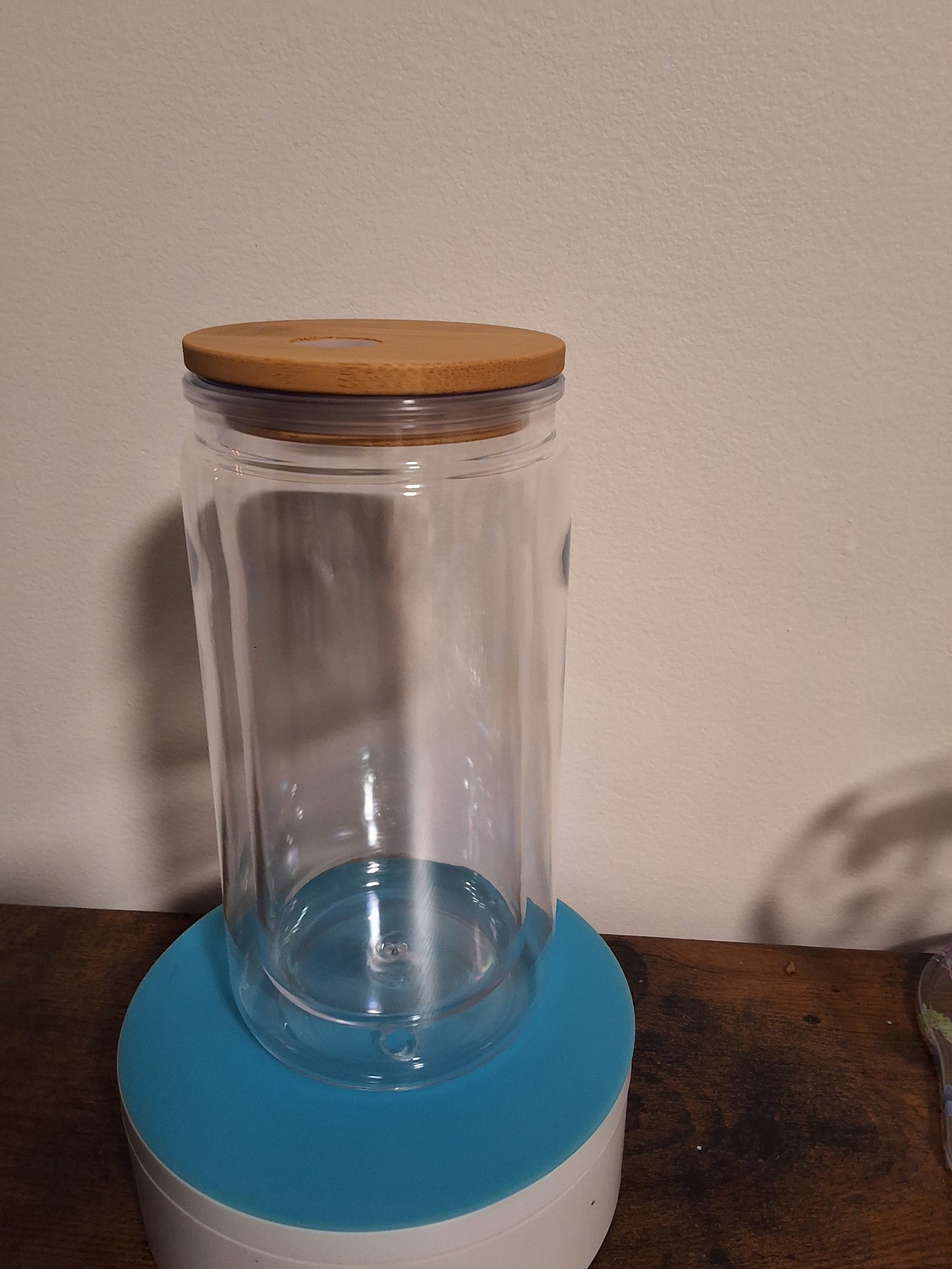 16oz Snowglobe jar