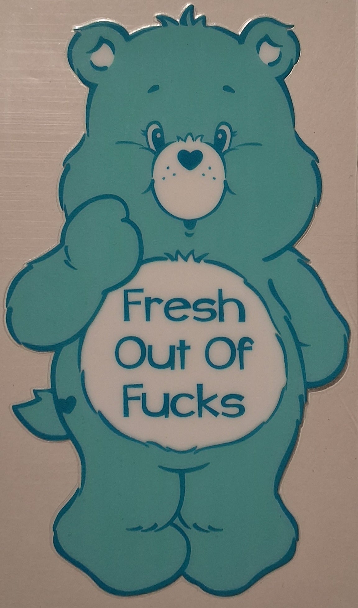 Fresh out small decal