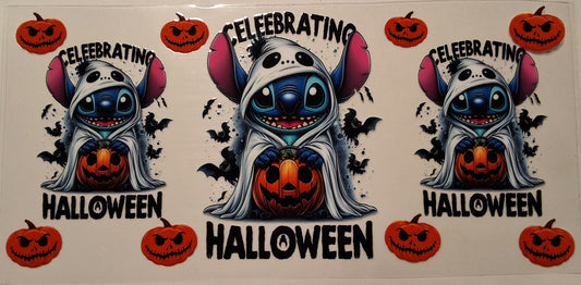 Halloween stitch 16oz wrap