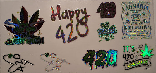 Happy 420 16oz wrap