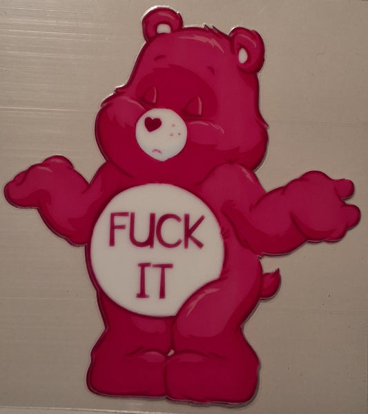 F*can it bear small decal