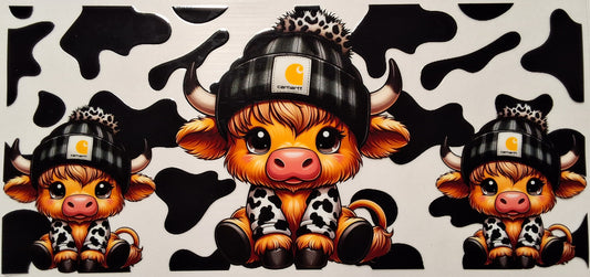Cow print hc 16oz wrap
