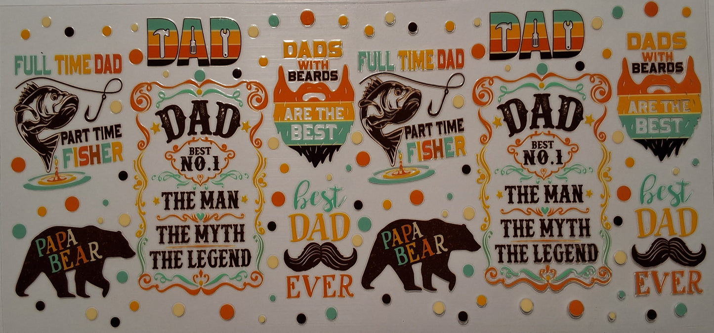 Bearded dads 16oz wrap