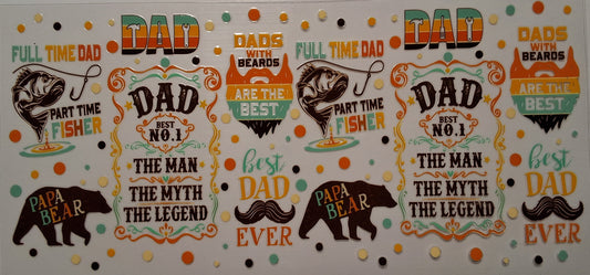 Bearded dads 16oz wrap