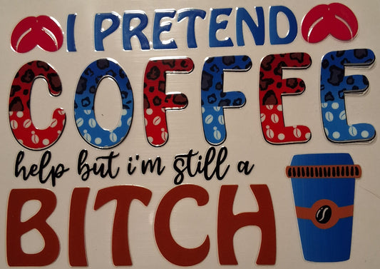 Rw&b coffee large decal