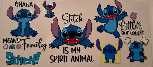 Stitch is my spirit animal 16oz wrap