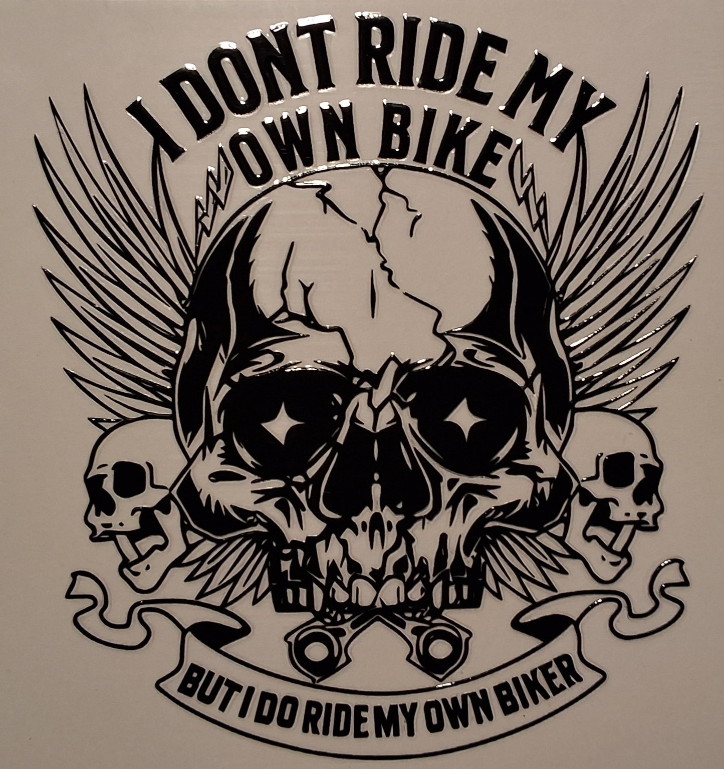 Bikers partner medium decal